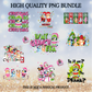 Disney Bluey Christmas PNG Bundle