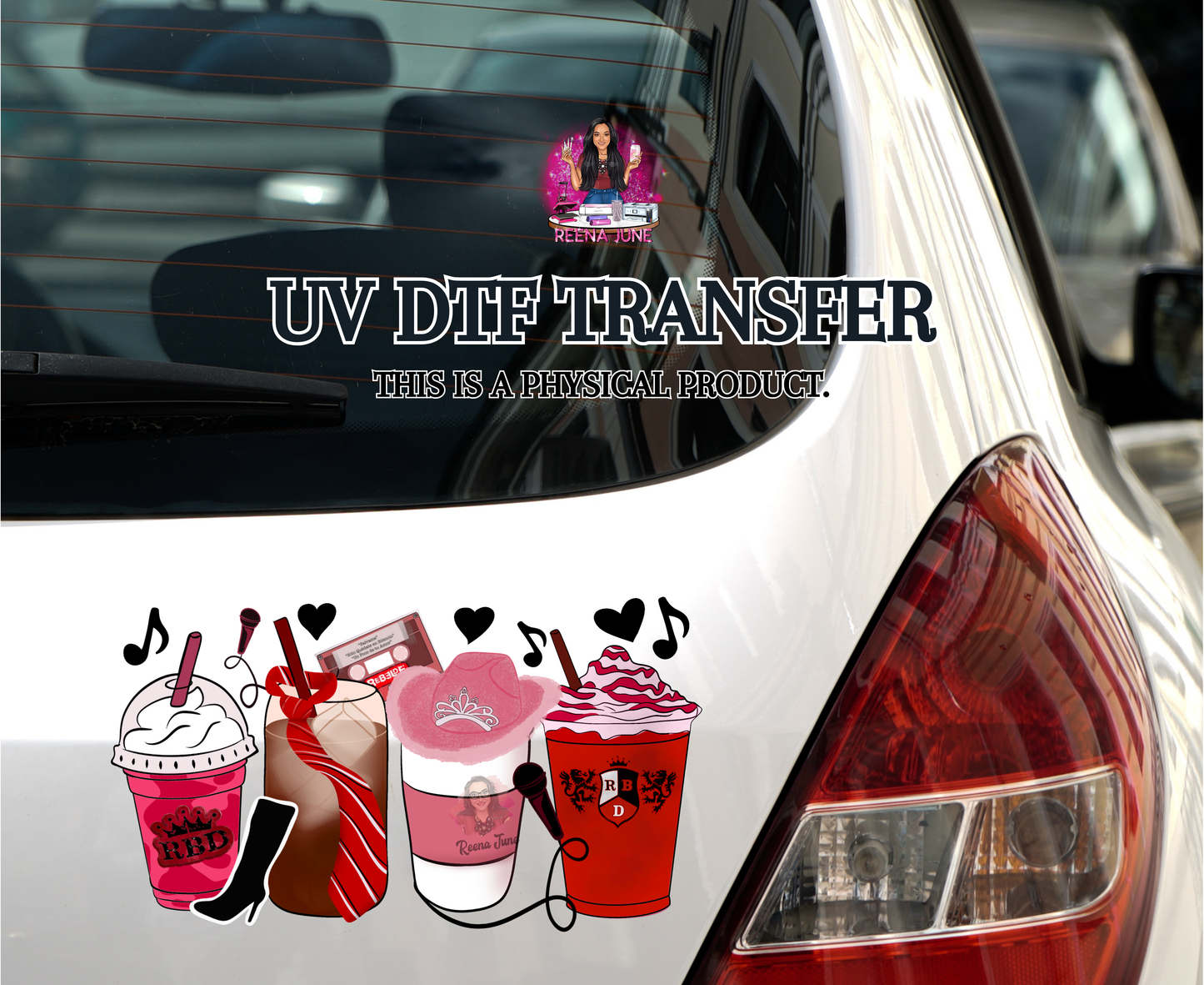 RBD - Rebelde Tour UV DTF Transfer - Waterproof Sticker for Cups & Flat Surfaces - RBD Fan UV DTF Transfer