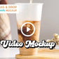 Venti Cold Cup Video Mockup