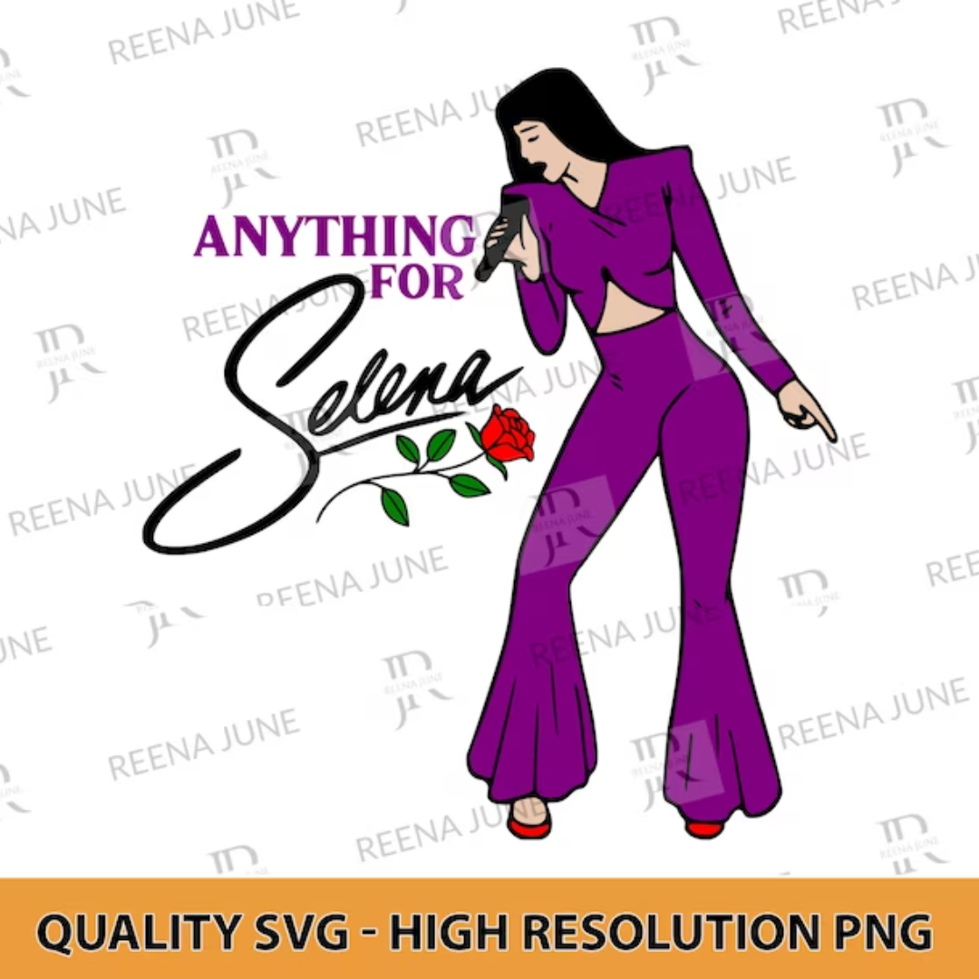 Selena quintanilla svg, Layered Svg