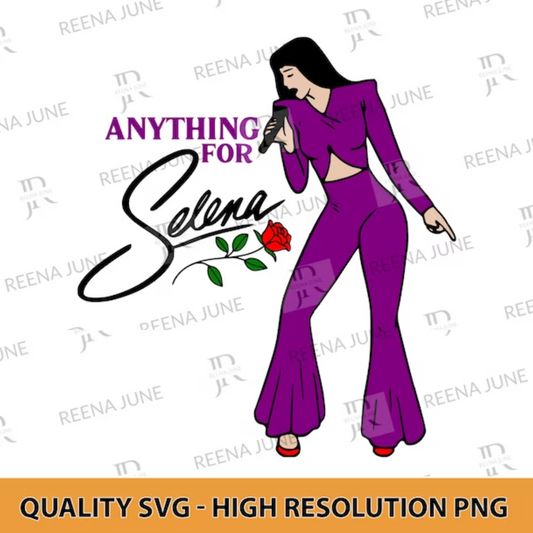 Selena quintanilla svg, Layered Svg