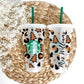 Leopard Print Christmas Starbucks Cup