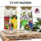 Autism Awareness UV DTF Transfer - Neurodiversity Autism Awareness UV DTF Transfer - Special Education Waterproof Decal for Glass, Tumblers & More