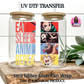 Eat Sleep Anime Repeat UV DTF Transfer - Demon Slayer Sticker - Anime Lover Car Decal