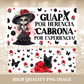 40oz Floral Catrina design, Mexican Catrina 40oz Quencher Tumbler Design, Sublimation Catrina Digital PNG Wrap, 40oz Digital Download Design