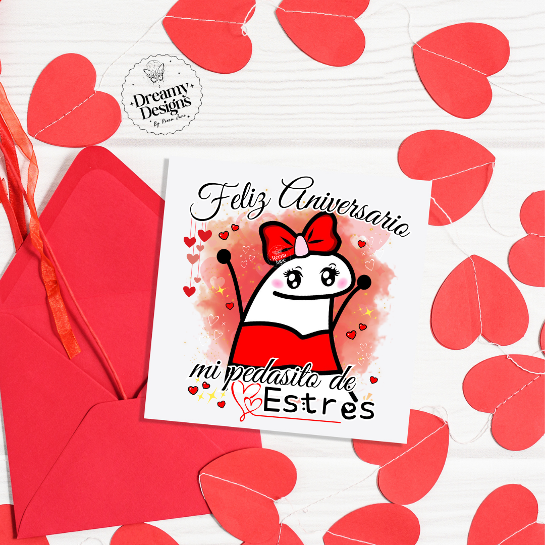 Feliz Aniversario Greenting Card in Spanish, Funny Gifts, Tarjeta En Espanol, Tarjetas Graciosas en Espanol. Spanish card (Copy)