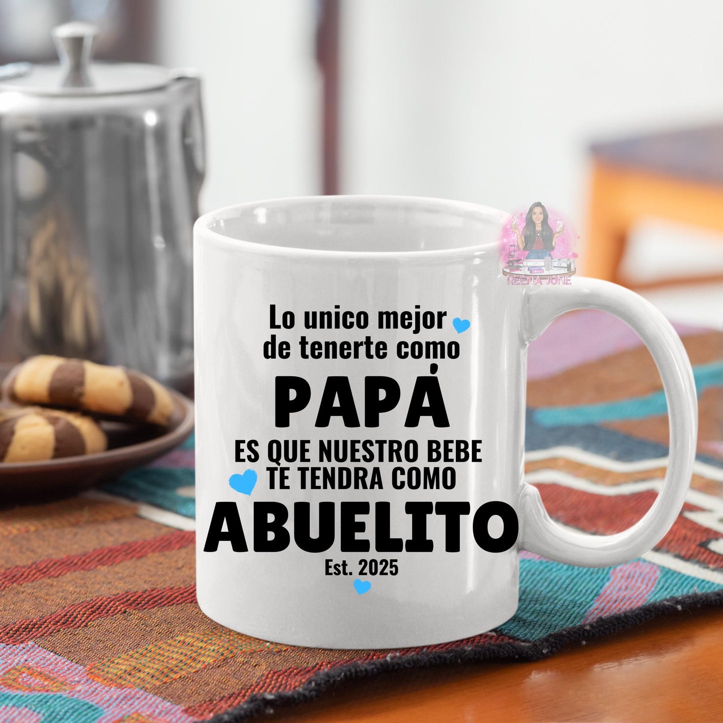 Custom Ultrasound Mug – Personalized Sonogram Mug – Pregnancy Announcement Gift – New Mom or Dad Gift – Baby Reveal Coffee Cup - First Father's Day - Gifts for Grandparents
