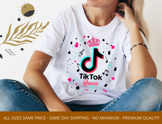 Tik Tok Queen Sublimation Heat Transfer