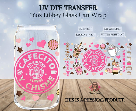 Cafecito Y Chisme UV DTF Transfer
