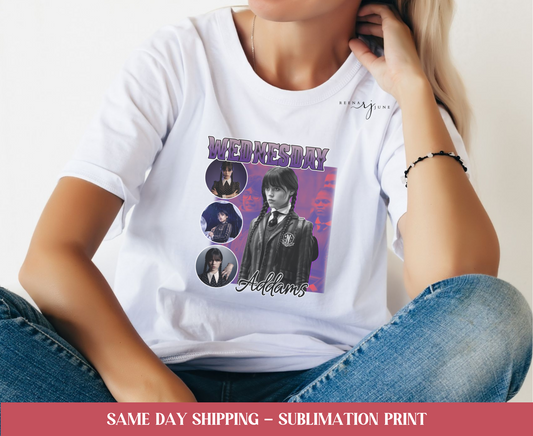 Wednesday Addams Sublimation Print Sale