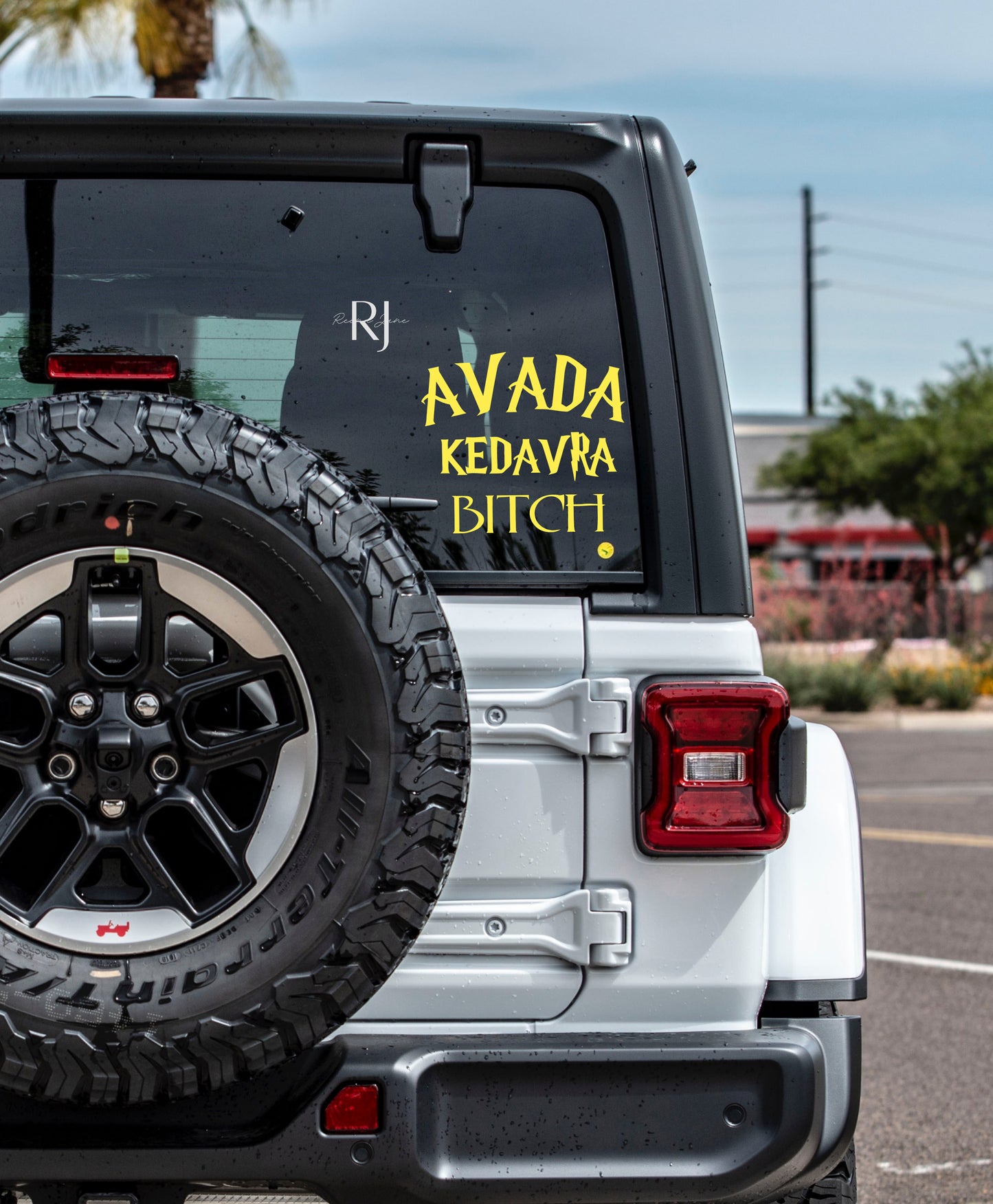 Avada Kedrava Harry Potter Car Sticker, HP Car Decal, Potter Head Sticker, Harry Vinyl Decal