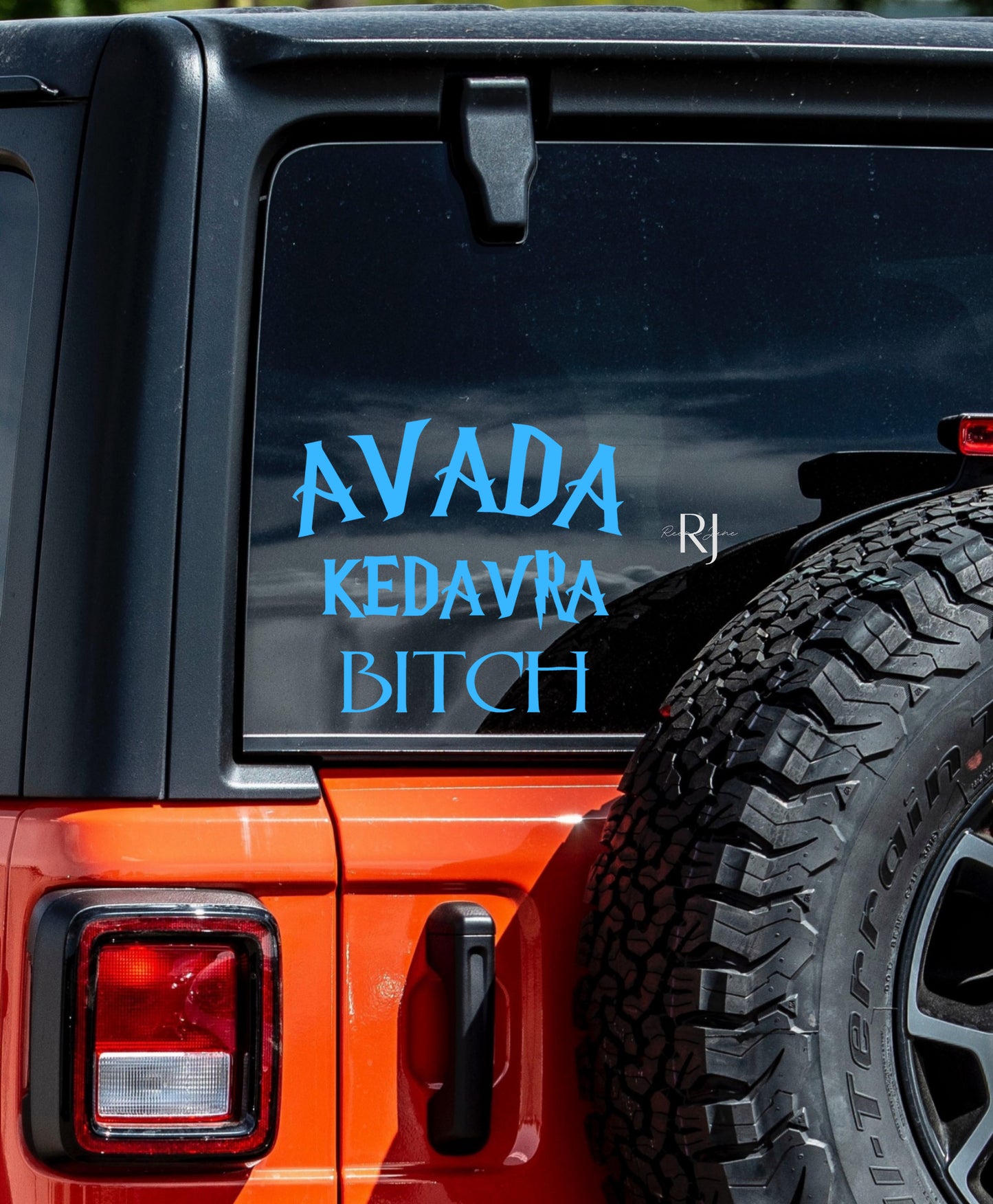 Avada Kedrava Harry Potter Car Sticker, HP Car Decal, Potter Head Sticker, Harry Vinyl Decal