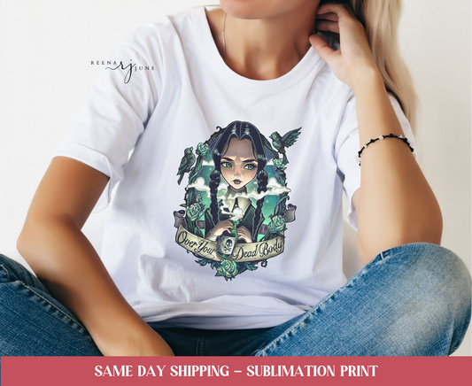 Wednesday Addams Sublimation Print Sale