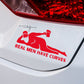 Real Men Have Curves Car Decal