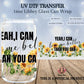 Flowers by Miley Cyrus UV DTF Transfer
