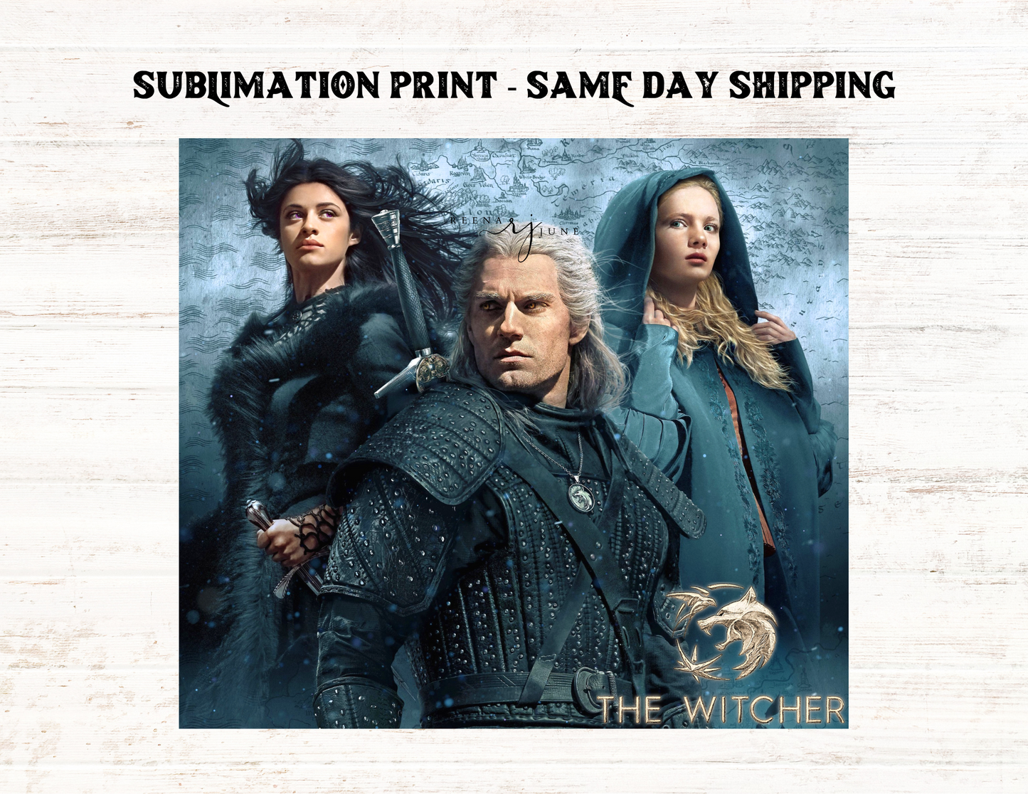 The Witcher 20oz Skinny Tumbler Sublimation Print Sale