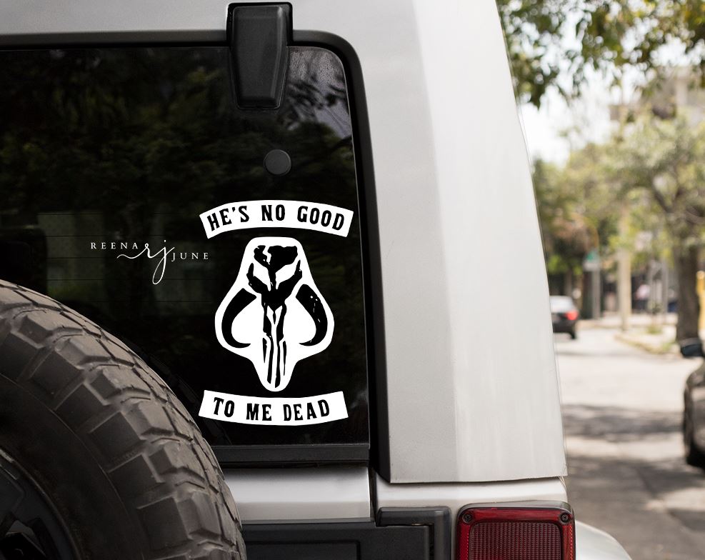 Boba Fett  StarWars Vinyl Sticker, Car Decal, Star wars Sticker