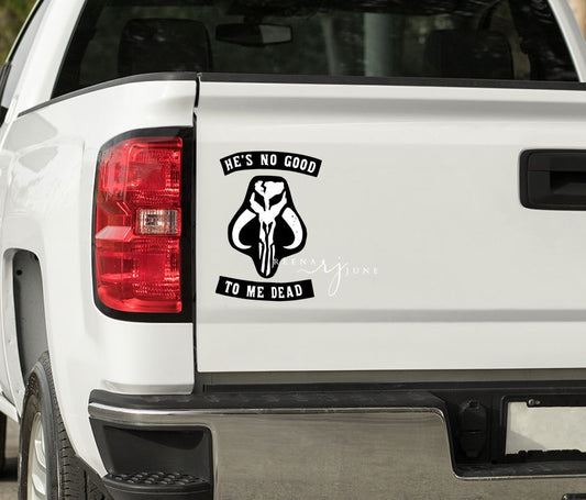 Boba Fett  StarWars Vinyl Sticker, Car Decal, Star wars Sticker