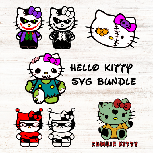 Hello Kitty Halloween SVG