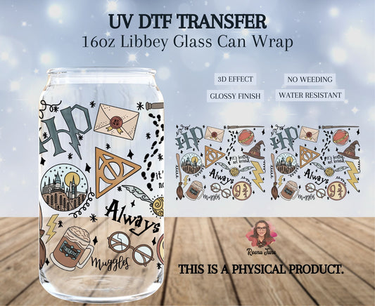 Wizard Harry P UV DTF Transfer