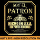 Soy El Patron USA SVG