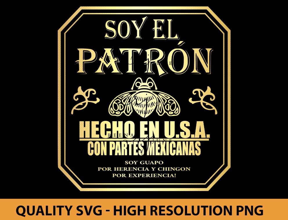 Soy El Patron USA SVG