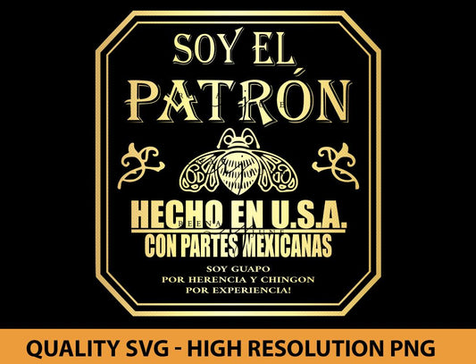 Soy El Patron USA SVG