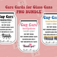Glass Beer Can Care Card PNG Bundle