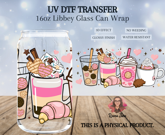 Cafecito y Chisme UV DTF Transfer