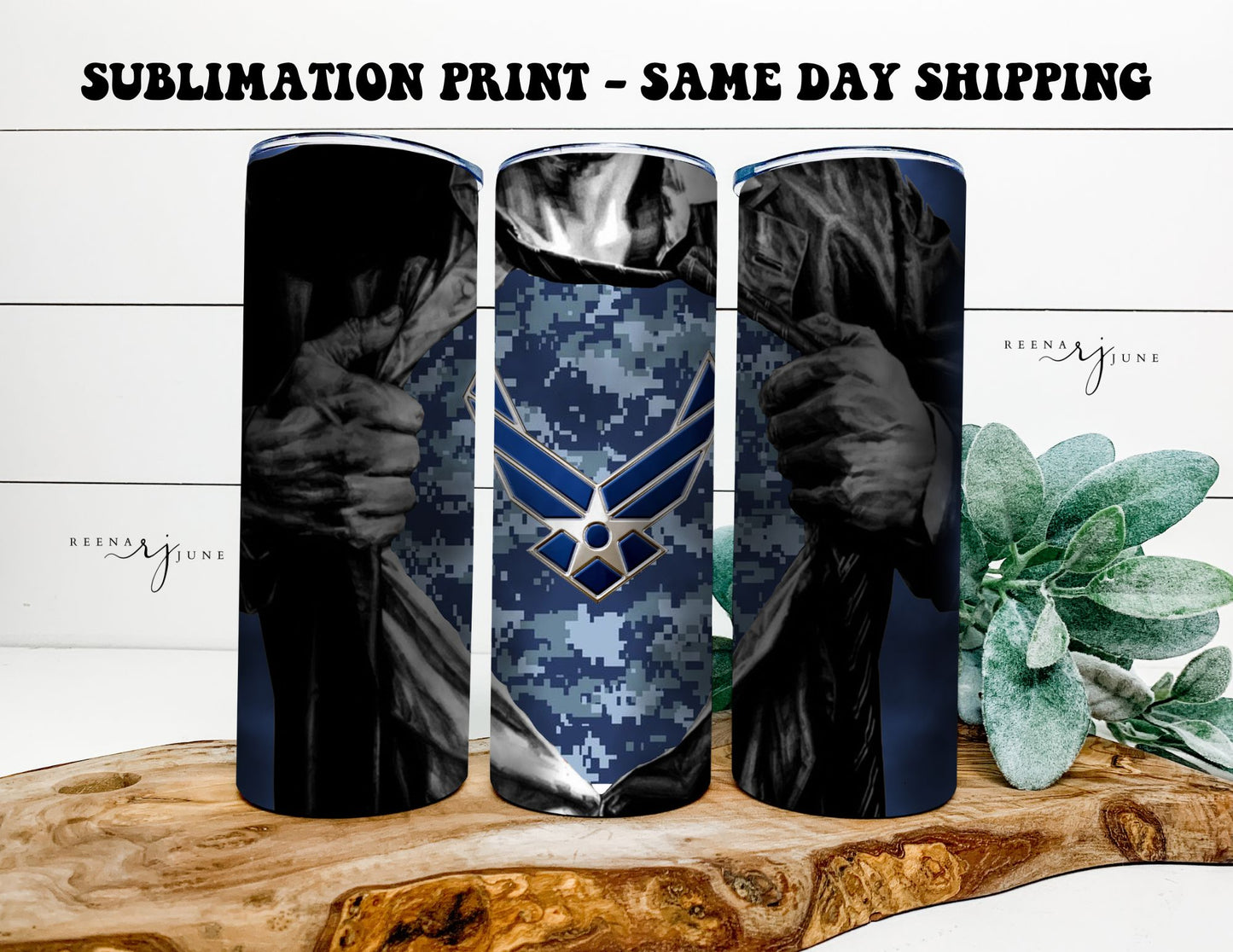 American Peace Keepers & Heroes 20oz Skinny Tumbler Sublimation Print