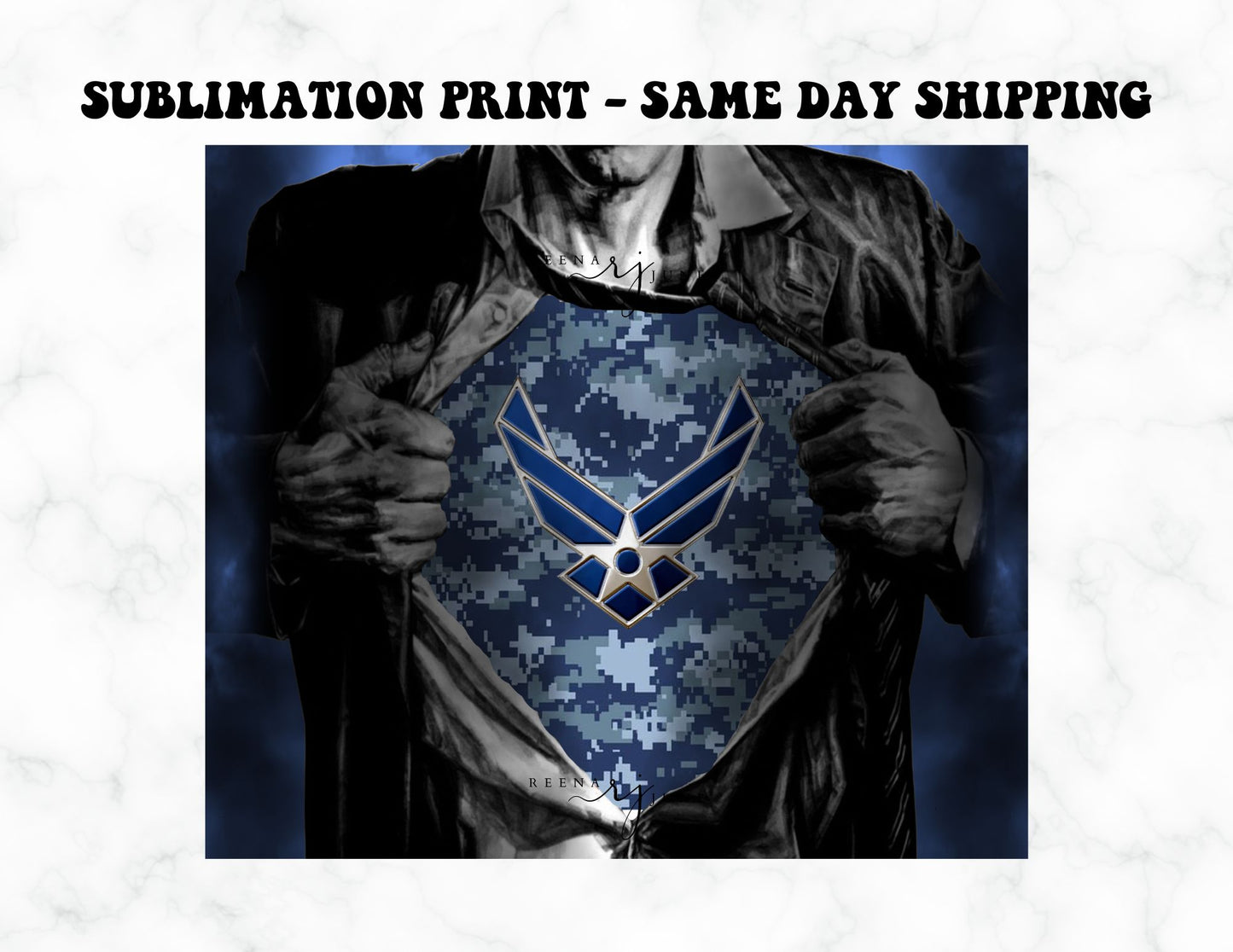 American Peace Keepers & Heroes 20oz Skinny Tumbler Sublimation Print