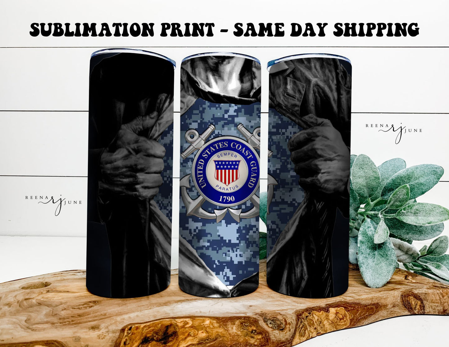 American Peace Keepers & Heroes 20oz Skinny Tumbler Sublimation Print