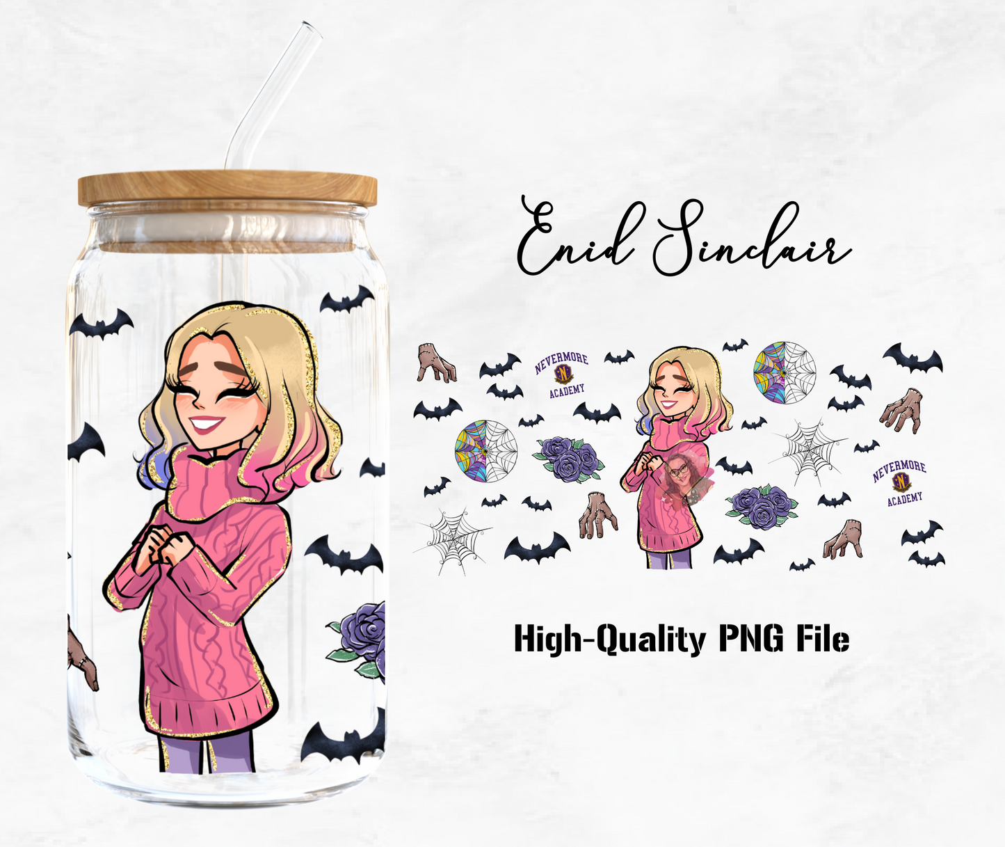 Enid Sinclair16oz Libby Glass Wrap PNG