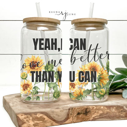 Miley Cyrus - Flowers - 16oz Libbey Glass Sublimation Print