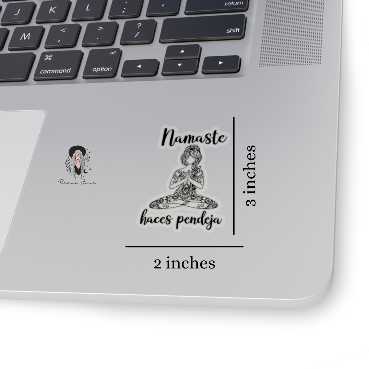 Namaste Transparent Sticker