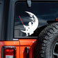 Darth Vader Moon  StarWars Vinyl Sticker, Car Decal, Star wars Sticker