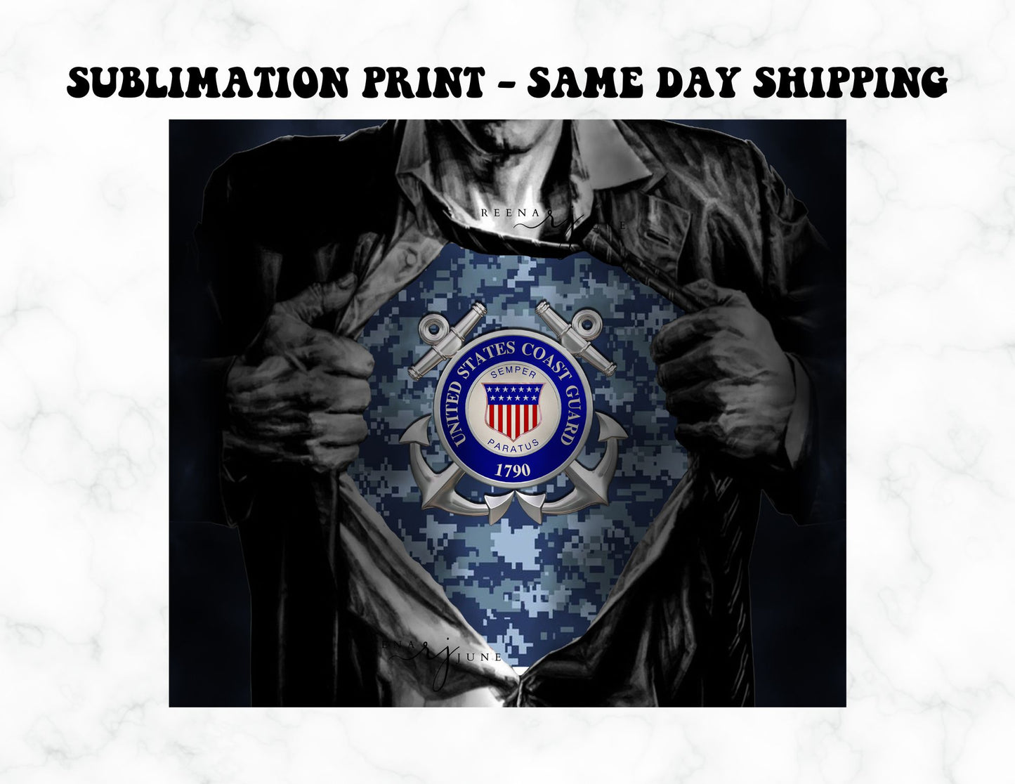 American Peace Keepers & Heroes 20oz Skinny Tumbler Sublimation Print