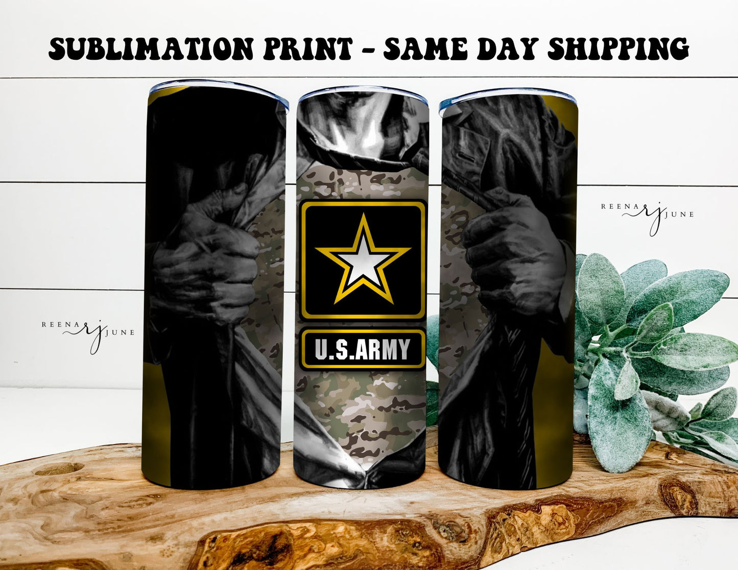 American Peace Keepers & Heroes 20oz Skinny Tumbler Sublimation Print