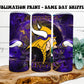 Vikings 20oz Skinny Tumbler Sublimation Print Sale