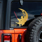 Darth Vader Moon  StarWars Vinyl Sticker, Car Decal, Star wars Sticker