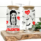 Little Mrs Valentine Wednesday 16oz Libby Glass Wrap PNG