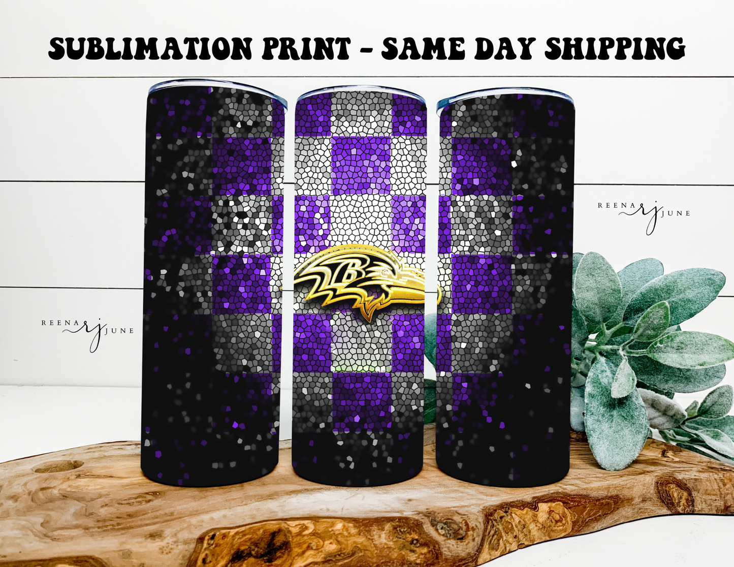 NFL Football Teams 20oz Skinny Tumbler Sublimation Print
