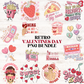 Retro Valentines Day PNG Bundle