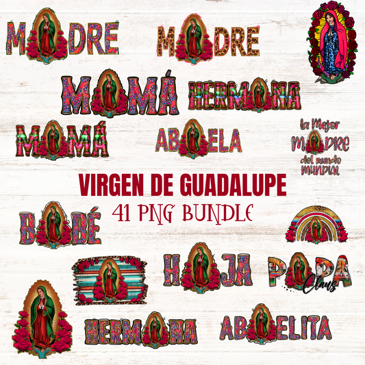 Our Lady of Guadalupe PNG Bundle