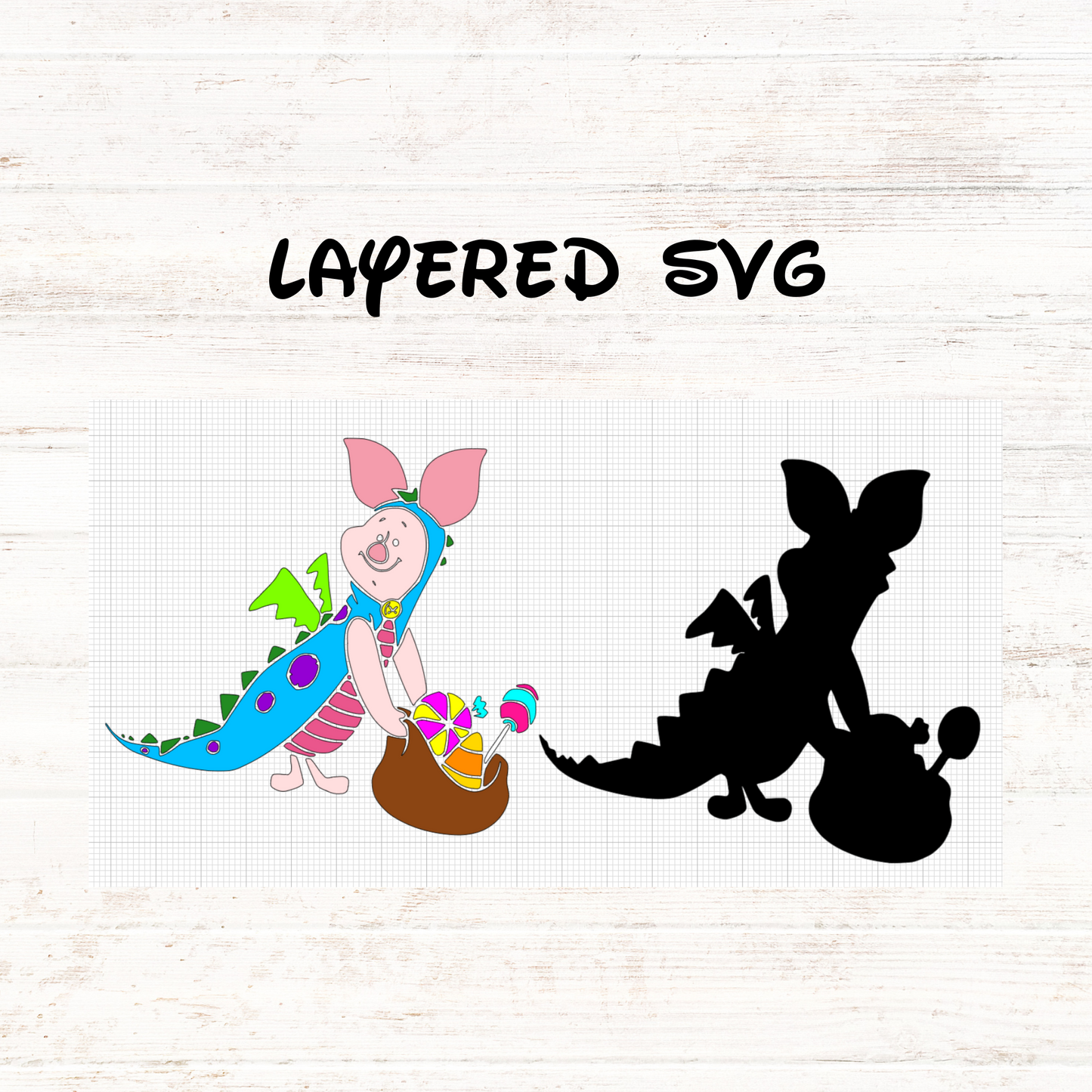 Halloween Winnie Pooh and Friends SVG Bundle