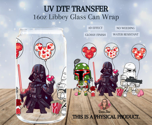 Star Wars Coffee UV DTF Transfer
