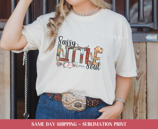 Little Sassy Soul - Western Sublimation Print