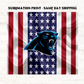 NFL Football Team - American Flag 20oz Skinny Tumbler Sublimation Print