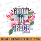 Grow in grace PNG