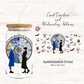 Enid Sinclair & Wednesday Addams 16oz Libbey Glass Sublimation Print